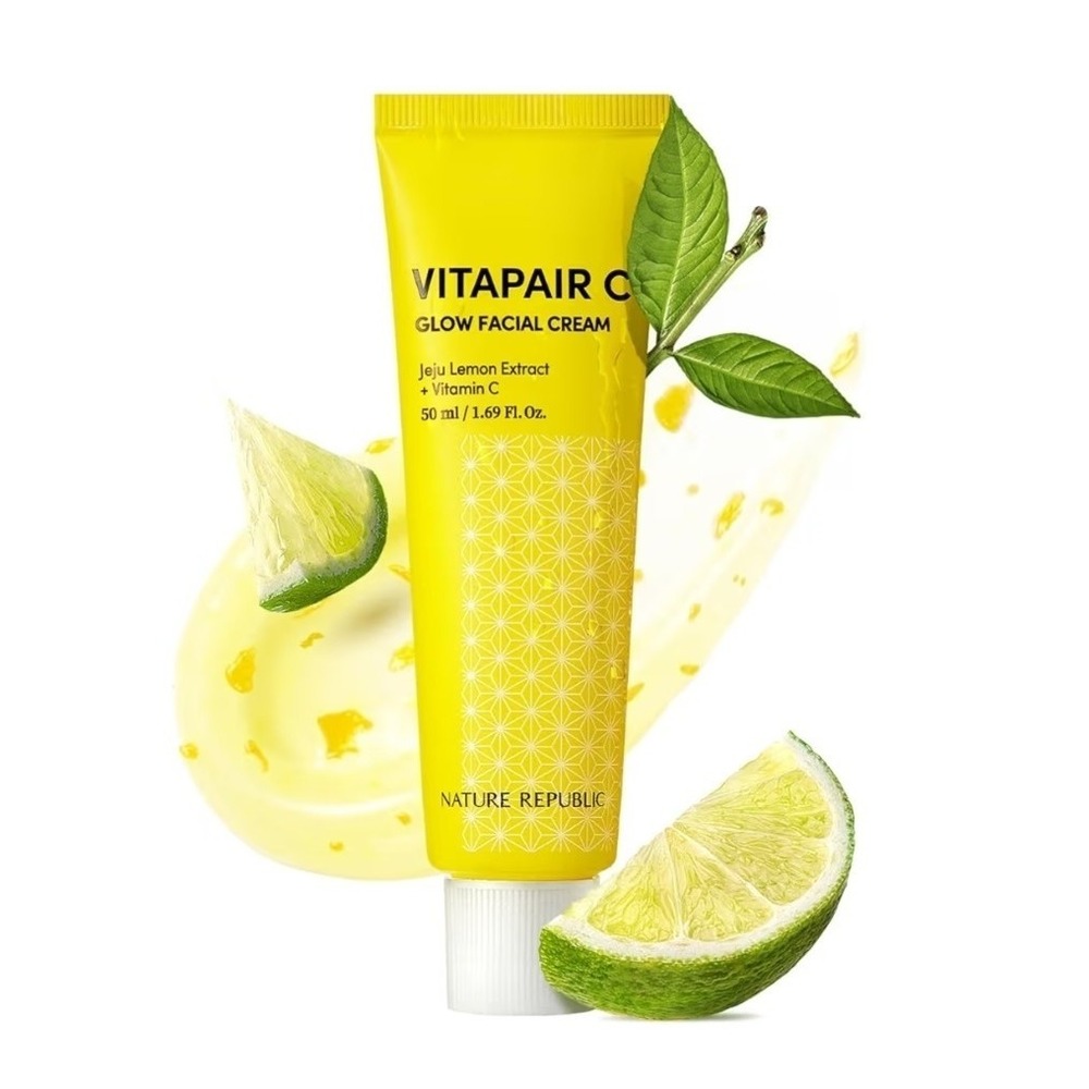 Nature Republic Vitapair C Glow Facial Cream Jeju Lemon Extract/Vit C 1.69 fl oz